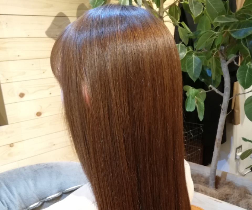 ツヤツヤストレート